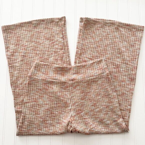 Olivia & Vivian Wide Leg Cropped Ribbed Knit Pants - Size Small - Picture 3 of 5